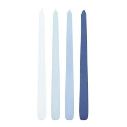 Promo 🌟 10" Mixed Blue Taper Candles by Ashland®, 4ct. 🌟 -Ashland Sales 10687935 3