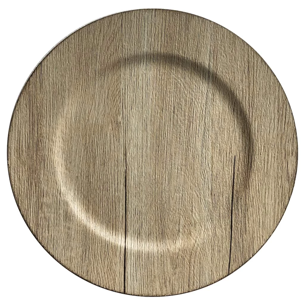 Cheapest 🔔 13" Gray Woodgrain Charger by Ashland® 🌟 3 Cheapest 🔔 13" Gray Woodgrain Charger by Ashland® 🌟