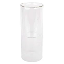 Hot Sale π₯° 12 Pack: 8" Clear Glass Dual Cylinder Candle Holder by Ashland® β€οΈ