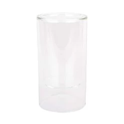 Buy 🔥 12 Pack: 6" Clear Glass Dual Cylinder Candle Holder by Ashland® 🔔