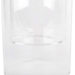 Outlet 😉 6" Clear Glass Dual Cylinder Candle Holder by Ashland® 👏 -Ashland Sales 10688273 2