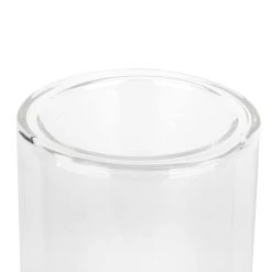 Outlet 😉 6" Clear Glass Dual Cylinder Candle Holder by Ashland® 👏 -Ashland Sales 10688273 3