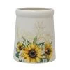 Best reviews of 🌟 6.5" Sunflower Ceramic Utensil Holder by Ashland® 🤩 -Ashland Sales 10690097 1
