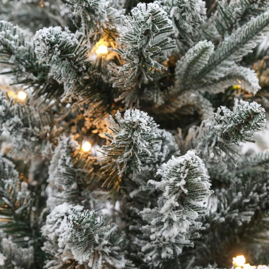 Cheapest 🥰 7ft. Pre-Lit Snowy Spruce Artifical 🎄 Christmas Tree, Warm White Micro LED Lights by Ashland® 😉 6 Cheapest 🥰 7ft. Pre-Lit Snowy Spruce Artifical 🎄 Christmas Tree, Warm White Micro LED Lights by Ashland® 😉 - Image 4