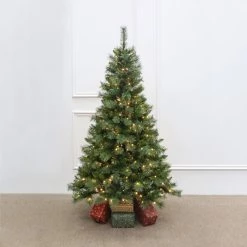 Best Sale ✨ 6ft. Pre-Lit Pioneer Pine Artificial ❄ Christmas Tree, Clear Micro LED Lights by Ashland® 🌟 8 Best Sale ✨ 6ft. Pre-Lit Pioneer Pine Artificial ❄ Christmas Tree, Clear Micro LED Lights by Ashland® 🌟 -Ashland Sales 10694713 2