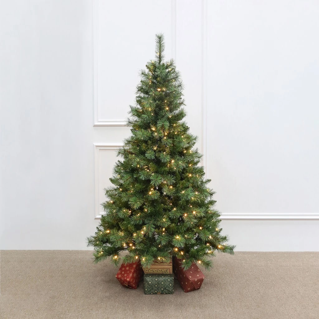 Best Sale ✨ 6ft. Pre-Lit Pioneer Pine Artificial ❄ Christmas Tree, Clear Micro LED Lights by Ashland® 🌟 4 Best Sale ✨ 6ft. Pre-Lit Pioneer Pine Artificial ❄ Christmas Tree, Clear Micro LED Lights by Ashland® 🌟 - Image 2