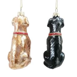 Discount 👏 Assorted 4" Glass Lab 🦮 Dog Ornament by Ashland® ❄ Christmas ⭐ -Ashland Sales 10697622 3