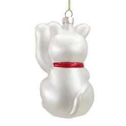New 🎉 4" Glass Money Cat Ornament by Ashland® 🎁 Christmas 🤩 7 New 🎉 4" Glass Money Cat Ornament by Ashland® 🎁 Christmas 🤩 -Ashland Sales 10697666 3