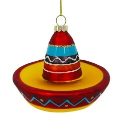 Budget 🔔 3.5'' Sombrero Glass 🎄 Christmas Ornament by Ashland® ⌛ -Ashland Sales 10697786 2