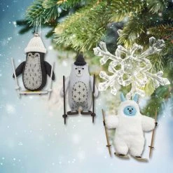 Best Pirce 💯 Assorted Felt Skiing Animal Ornament by Ashland® 🎁 -Ashland Sales 10697798 2