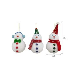 Cheapest 🌟 Assorted Furry Snowman Ornament by Ashland® 🥰 -Ashland Sales 10697801 3