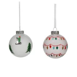 Promo 🧨 Assorted Decorated Glass Ball Ornament by Ashland® ❤️ -Ashland Sales 10697810 2