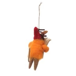 Best deal ⌛ Assorted 5.5" Wool Woodland Critter Ornament by Ashland® 👏 -Ashland Sales 10697820 5