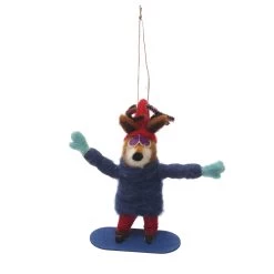 Best deal ⌛ Assorted 5.5" Wool Woodland Critter Ornament by Ashland® 👏 -Ashland Sales 10697820 6