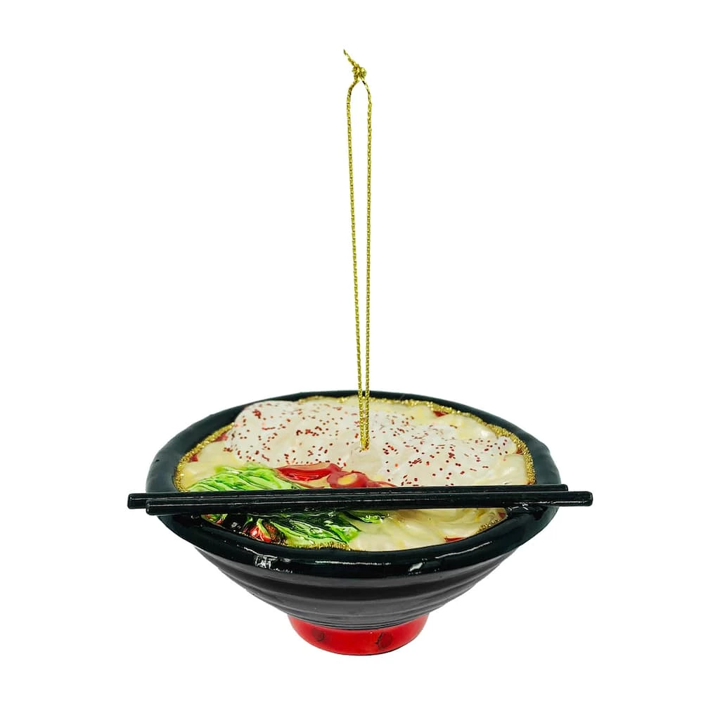 Brand new 👏 3.5'' Ramen Glass 🎄 Christmas Ornament by Ashland® 🤩 3 Brand new 👏 3.5'' Ramen Glass 🎄 Christmas Ornament by Ashland® 🤩
