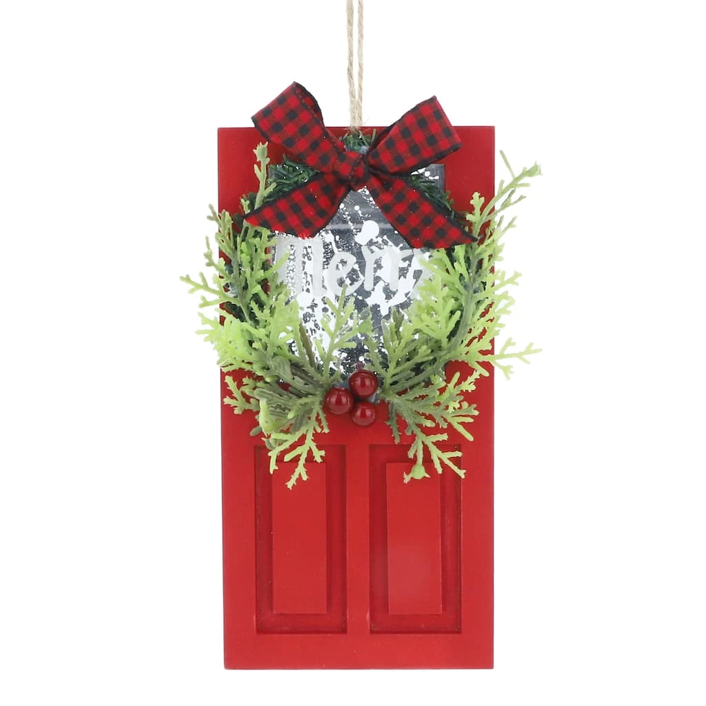 Discount ๐งจ Wooden Red Door Ornament by Ashland® ๐ Christmas โจ 3 Discount ๐งจ Wooden Red Door Ornament by Ashland® ๐ Christmas โจ