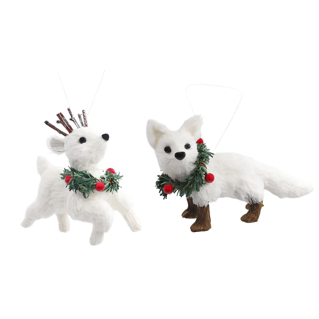 Flash Sale 🔔 Assorted White Winter Animal Ornament by Ashland® 🔔 Christmas 🔔 3 Flash Sale 🔔 Assorted White Winter Animal Ornament by Ashland® 🔔 Christmas 🔔