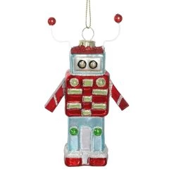 Promo 🎉 Assorted Glass Robot Ornament by Ashland® 🎄 Christmas 👍 -Ashland Sales 10697953 2