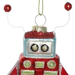 Promo 🎉 Assorted Glass Robot Ornament by Ashland® 🎄 Christmas 👍 -Ashland Sales 10697953 3