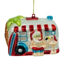 Buy 🤩 Glass Santa's Vacation Ornament by Ashland® 🧨 -Ashland Sales 10697970 2