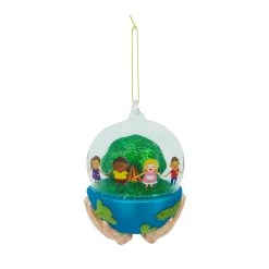 Deals ✔️ Glass Earth Held in Hands Ornament by Ashland® ✨ -Ashland Sales 10697971 3