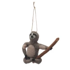 Buy ✨ Assorted 6" Wool Sloth Ornament by Ashland® 😍 -Ashland Sales 10697977 2