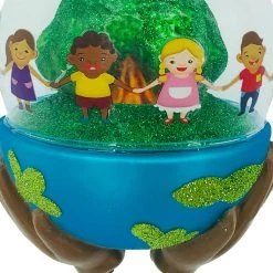 Promo 🤩 Glass Earth Held in Hands Ornament by Ashland® 🧨 -Ashland Sales 10698001 2