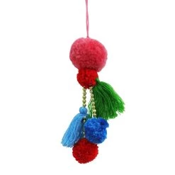 Outlet 🌟 Assorted Fabric Pom-Pom Ornament by Ashland® 😍 -Ashland Sales 10698104 3