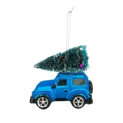 Outlet 👍 Assorted Glass Jeep with Tree Ornament by Ashland® 😉 -Ashland Sales 10698111 5