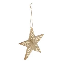 Budget 👍 5.5'' Carved Wooden Star Ornament by Ashland® ⭐ -Ashland Sales 10698128 2
