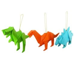 Hot Sale ✨ Assorted Origami Dinosaur Ornament by Ashland® 👏 -Ashland Sales 10698351 3