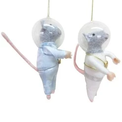 Budget 🌟 Assorted Wool Space Mouse Ornament by Ashland® 😀 -Ashland Sales 10698353 2