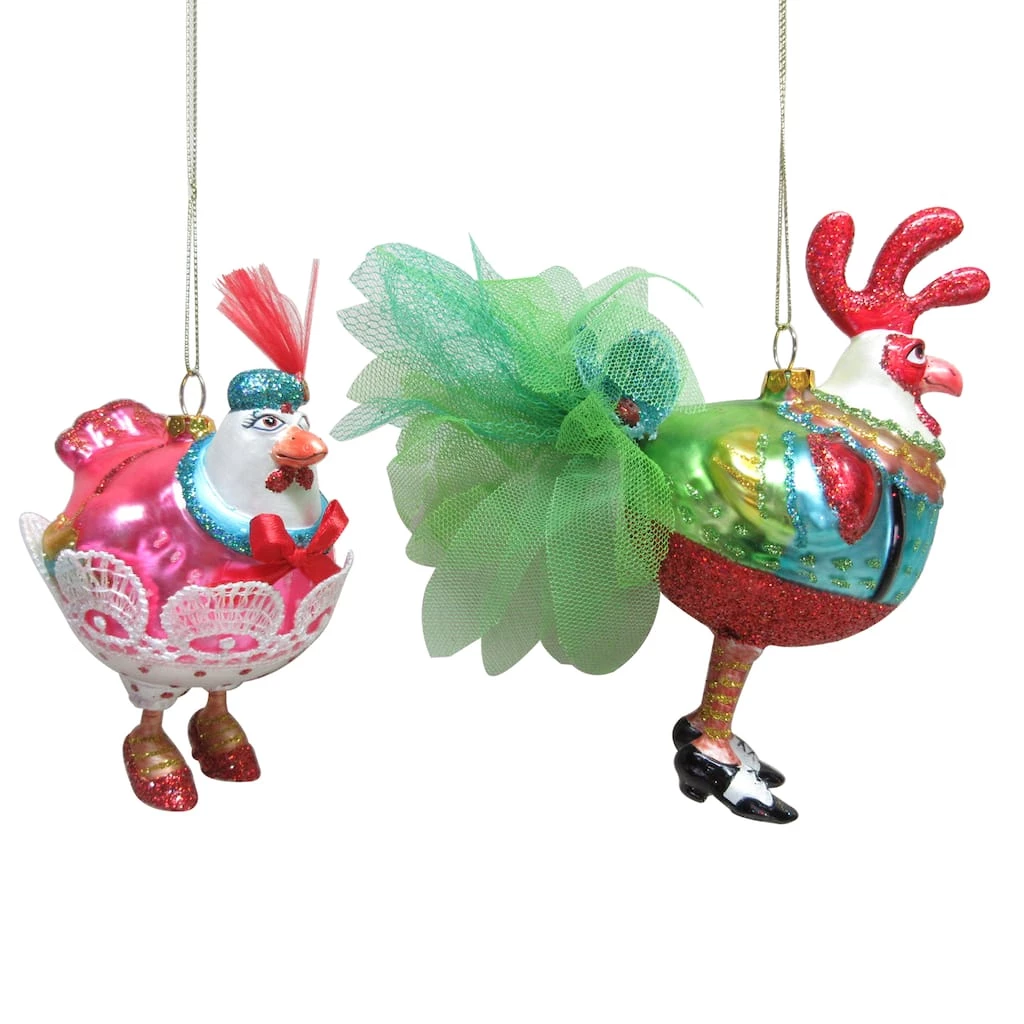 Coupon 🛒 Assorted Glass Chicken Ornament by Ashland® 🎁 4 Coupon 🛒 Assorted Glass Chicken Ornament by Ashland® 🎁 - Image 2