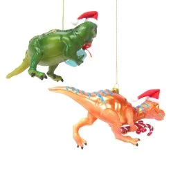 Best deal 🛒 Assorted Glass T. Rex Ornament by Ashland® 🎁 -Ashland Sales 10698357 2