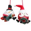 Best Pirce 🎁 Assorted ❄ Christmas Character Glass Ornament by Ashland® 🤩 -Ashland Sales 10698371 1