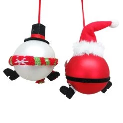 Best Pirce 🎁 Assorted ❄ Christmas Character Glass Ornament by Ashland® 🤩 -Ashland Sales 10698371 2