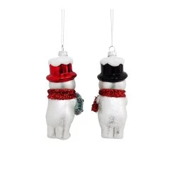 Buy 🌟 Assorted Glass Vintage Snowman Ornament by Ashland® ❤️ 9 Buy 🌟 Assorted Glass Vintage Snowman Ornament by Ashland® ❤️ -Ashland Sales 10698388 4