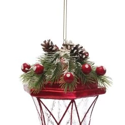 Outlet ✔️ 5.5'' Red Lantern Glass ❄ Christmas Ornament by Ashland® 🥰 -Ashland Sales 10698395 2
