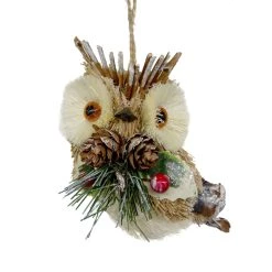Discount 👍 Owl with Pine & Berry Ornament by Ashland® 🤩