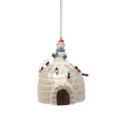 Best reviews of 😀 Assorted 3.3'' Igloo Collectible Glass 🎅 Christmas Ornament by Ashland® 😉 -Ashland Sales 10698401 2