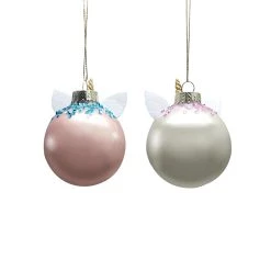 Outlet 🤩 Assorted 4" Glass Unicorn Ball Ornament by Ashland® 🤩 -Ashland Sales 10698447 2