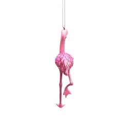 Budget 💯 6" Glass Pink Flamingo Ornament by Ashland® ⭐ -Ashland Sales 10698452 3