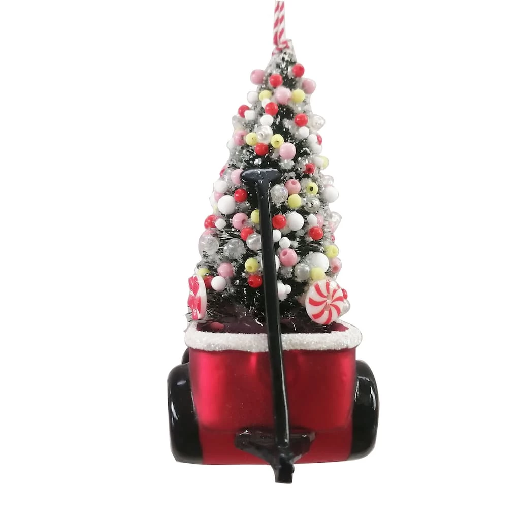 Brand new ✨ Glass Wagon with Tree Ornament by Ashland® ⌛ 4 Brand new ✨ Glass Wagon with Tree Ornament by Ashland® ⌛ - Image 2