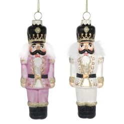 Wholesale 🥰 Assorted Glass Nutcracker Ornament by Ashland® 🔔 Christmas 🤩