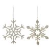Outlet 🥰 Assorted 5.5'' Beaded Snowflake 🎁 Christmas Ornament by Ashland® 🎁 -Ashland Sales 10698500 1
