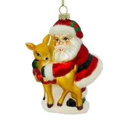 Best reviews of ❤️ Santa with Deer Ornament by Ashland® 😉 -Ashland Sales 10698543 2
