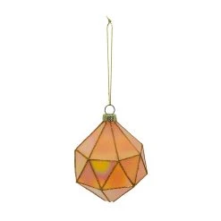 Best deal 🔥 Assorted 4.5'' Geometric Diamond Glass ❄ Christmas Ornament by Ashland® 🌟 -Ashland Sales 10698586 2
