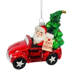 Best Pirce 😍 4.5'' Delivery Santa Collectible Ornament by Ashland® 👏 -Ashland Sales 10698630 2
