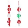 Promo ✔️ Assorted Glass & Wood Peppermint Bubble Ornament by Ashland® 🎁 Christmas ❤️ -Ashland Sales 10698752 1