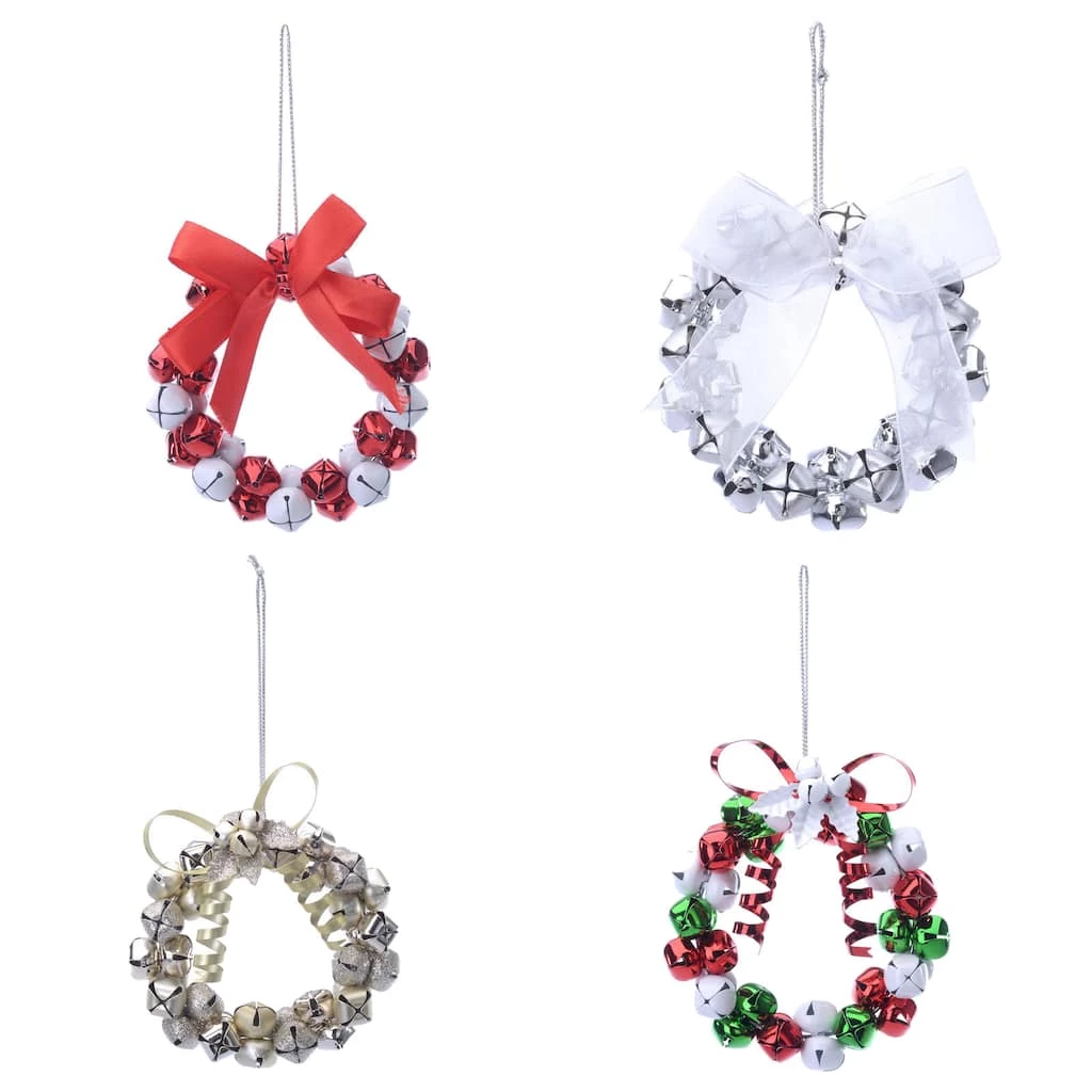 Top 10 ✨ Assorted 4'' Wreath with Bells Collectible Ornament by Ashland® 😀 3 Top 10 ✨ Assorted 4'' Wreath with Bells Collectible Ornament by Ashland® 😀
